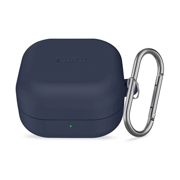 Tech-Protect Skal För Galaxy Buds 4/4 Pro Silikon Hook - Marinblå Blå