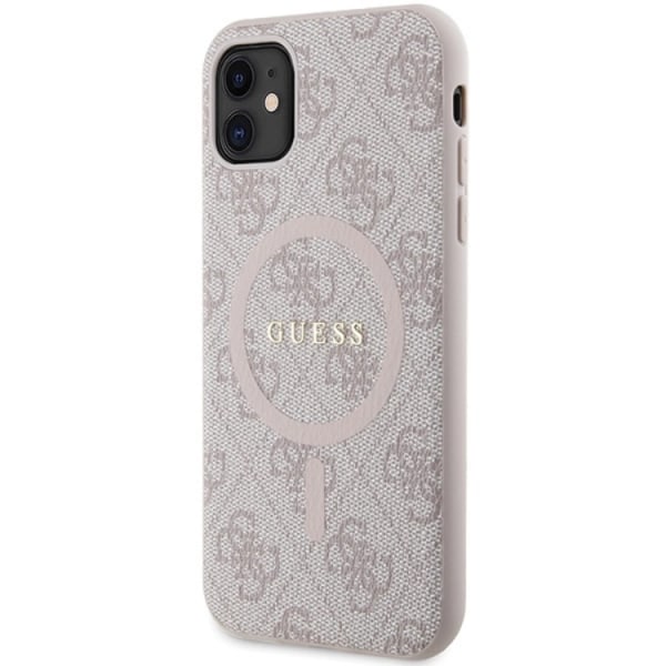 Guess iPhone 11/XR Mobilskal Magsafe 4G Collection - Rosa