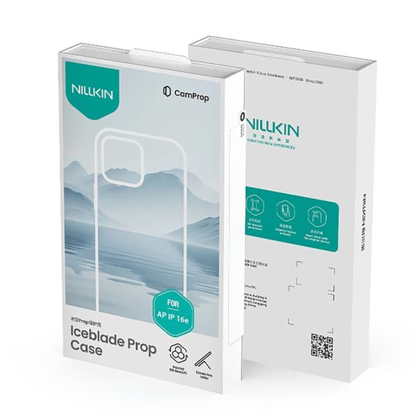 Nillkin Mobilskal till iPhone 16e Iceblade Prop med lins - Grön Grön