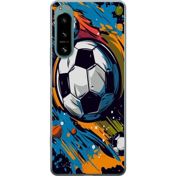 Mobilcover til Sony Xperia 5 IV med Fodbolde