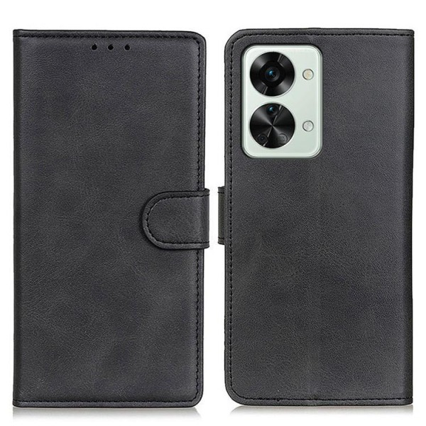 OnePlus Nord 2T 5G lompakkokotelon suojakotelo - musta