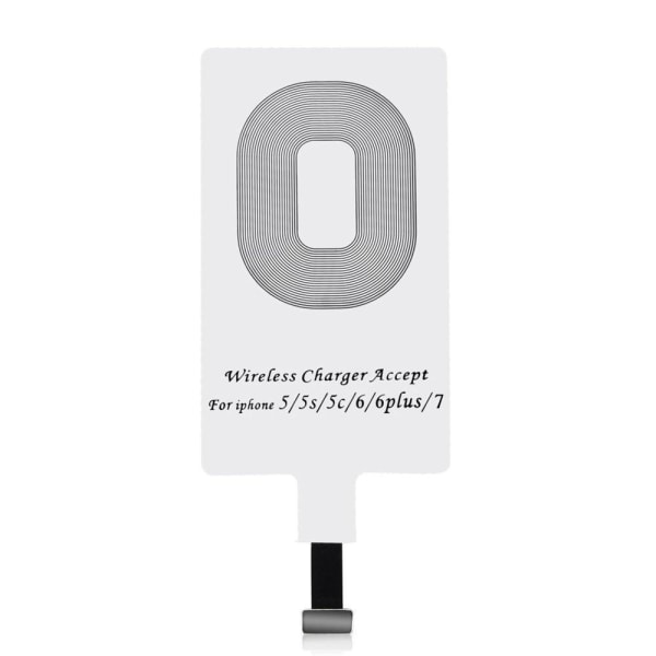 Choietech trådløs adapter Qi - Lightning - Hvid White