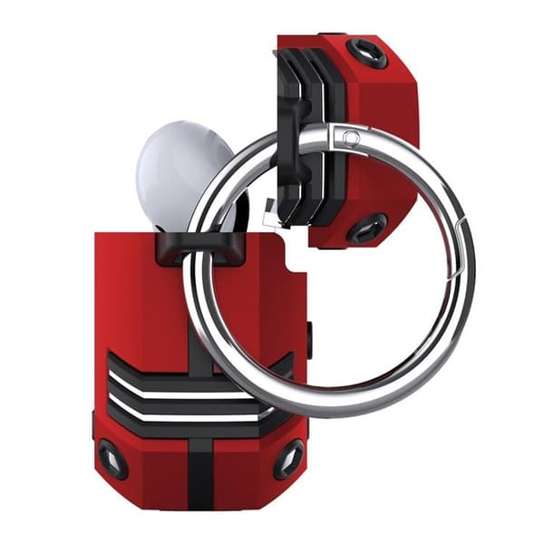 ShockProof Etui Med Nøglering Airpods 3 - Guld Yellow