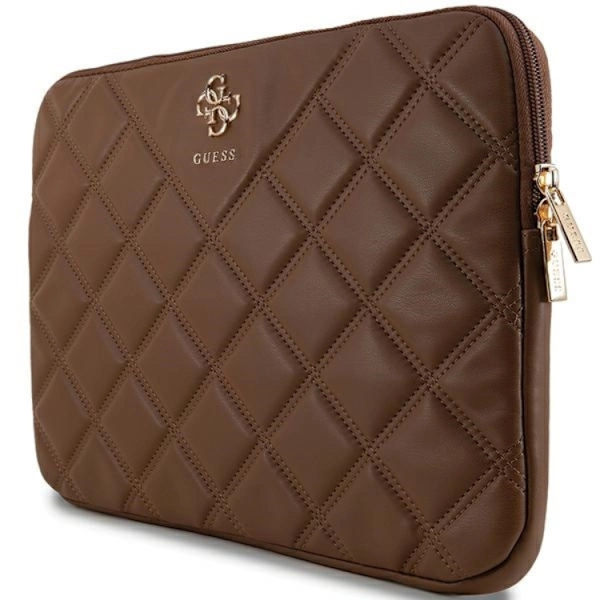 Guess Datorfodral 14" Quilted 4G - Brun Brun