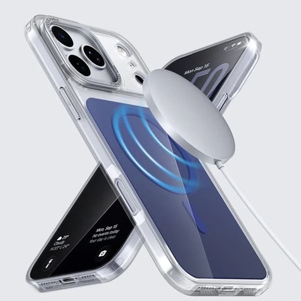Mobilskal till iPhone 17 Pro Magsafe Acrylic Blå