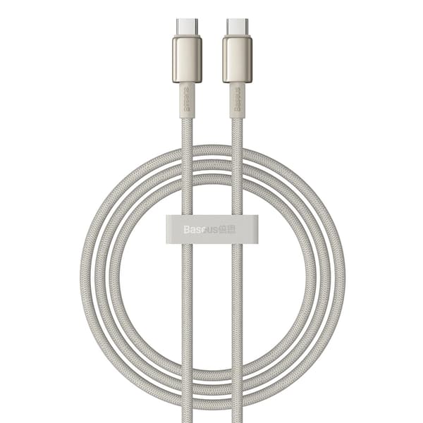 Baseus USB-C till USB-C kabel 100W 2m Tungsten Gold - Guld Guld