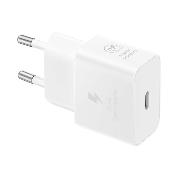 Samsung Väggladdare 25W SFC USB-C GaN - Vit Vit