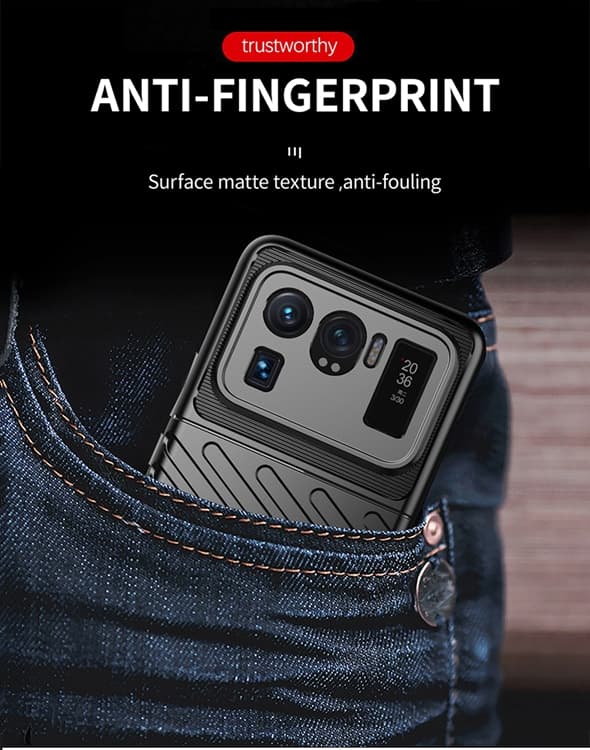 Xiaomi Mi 11 Ultra Skal Thunder Twill - Svart SvartMaterial