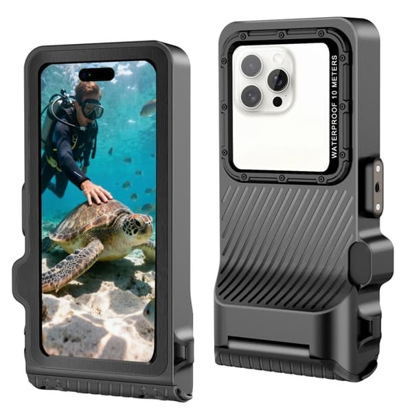 Tech-Protect Universala Vattentät Mobilväskor Diving - Svart Svart
