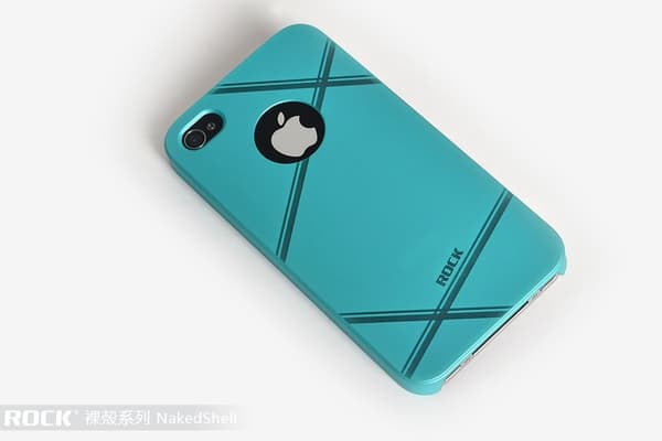Rock NakedShell skal till iPhone 4 och 4S (Mint Green) Grön