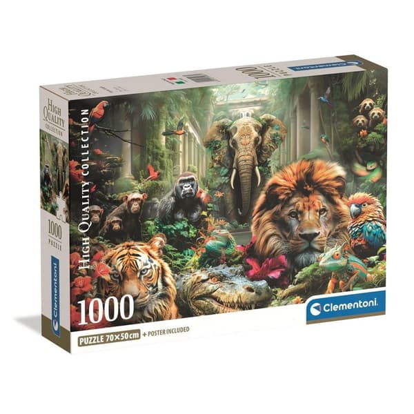 CLEMENTONI Pussel 1000 Pcs CB Mystic Jungle