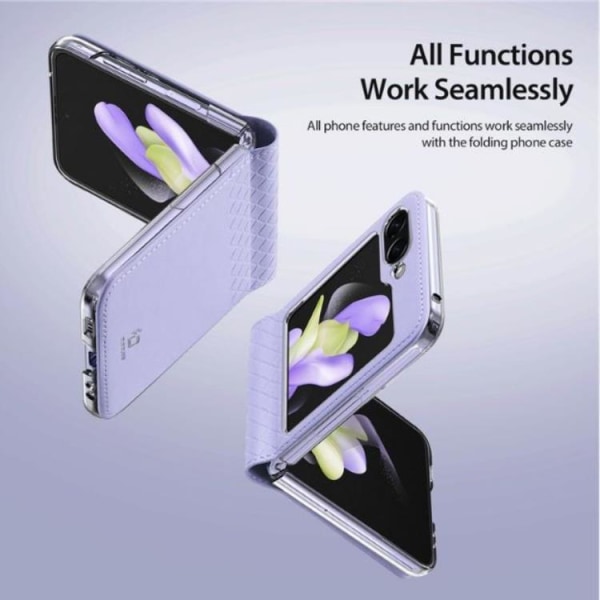Dux Ducis Galaxy Z Flip 5 matkapuhelinsuoja Bril - violetti