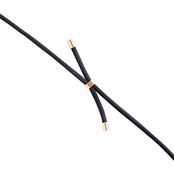 Boom iPhone XR skal med mobilhalsband- Rope Black Svart
