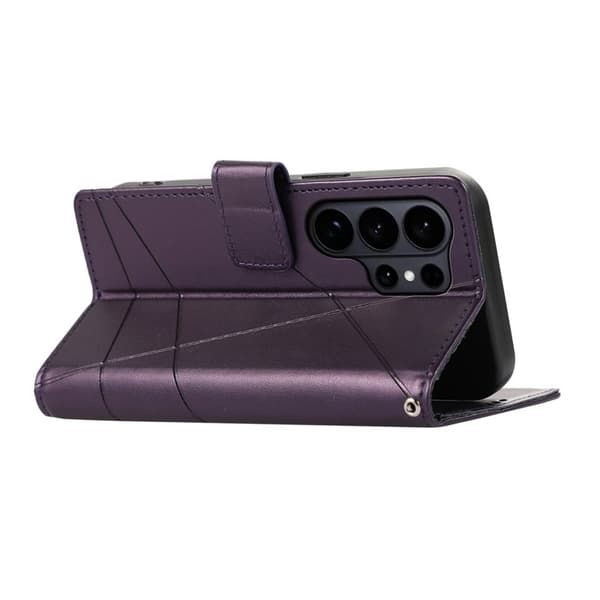 Plånboksfodral för Samsung Galaxy S26 Ultra Konstläder med handledsrem - Lila