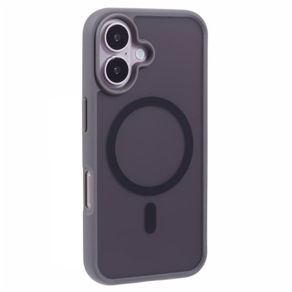 X-LEVEL Mobilskal till iPhone 16 MagSafe TPU+Acrylic Stöttålig Grå