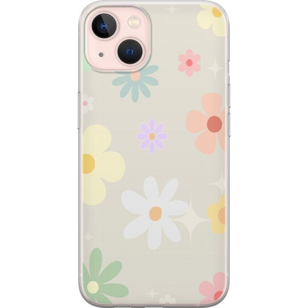 Mobilskal till Apple iPhone 13 mini med fejdande blommor