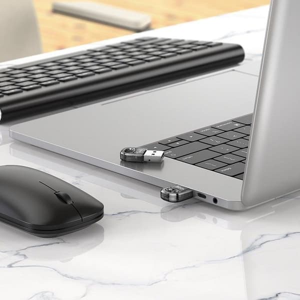 Hoco Adapter USB-A Bluetooth UA28 - Transparent Svart Svart