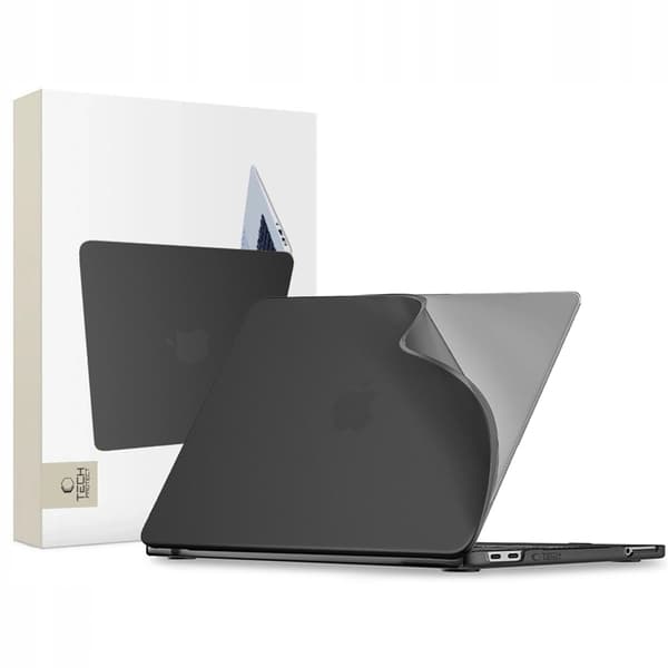 Tech-Protect Fodral För Macbook Pro 16 Soft Shell - Svart Svart