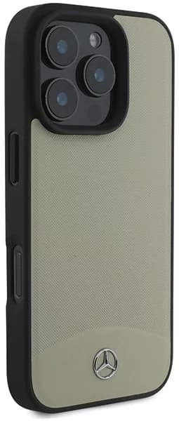 Mercedes Mobilskal till iPhone 16 Pro Max MagSafe Textured Plain Läder Beige