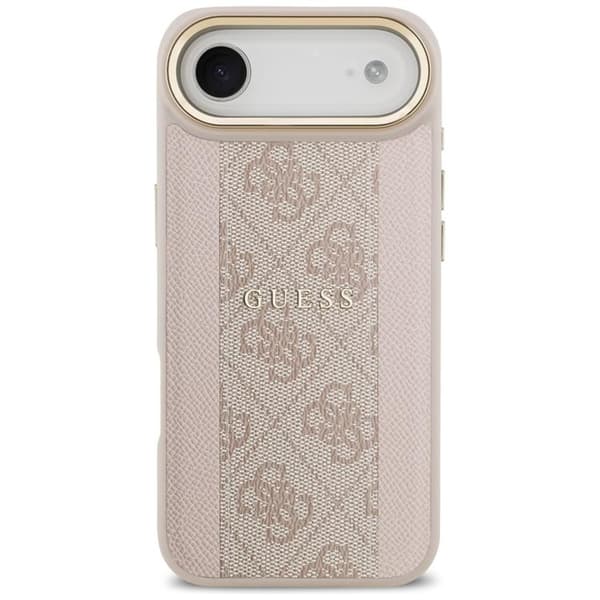Guess Mobilskal till iPhone Air MagSafe 4G Stripe - Rosa