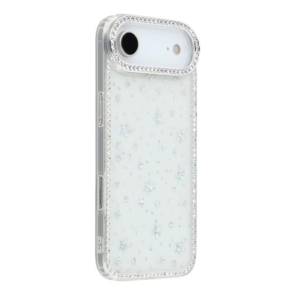 Mobilskal till iPhone Air Rhinestone Edge - Starry Transparent Transparent