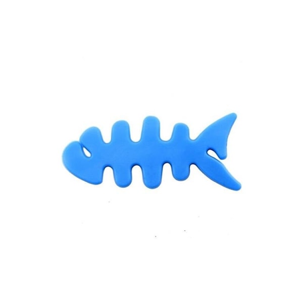 Kabelhållare för Hörlurar Fish-shaped - Blå Svart