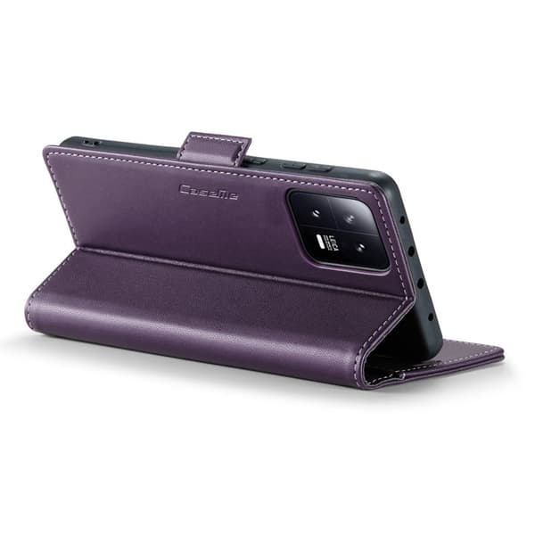 CASEME Xiaomi 13 Plånboksfodral Konstläder RFID-Skydd Lila
