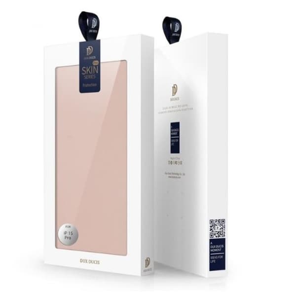 Dux Ducis iPhone 15 Pro Max/iPhone 15 Ultra Punge Etui Skin Rosa