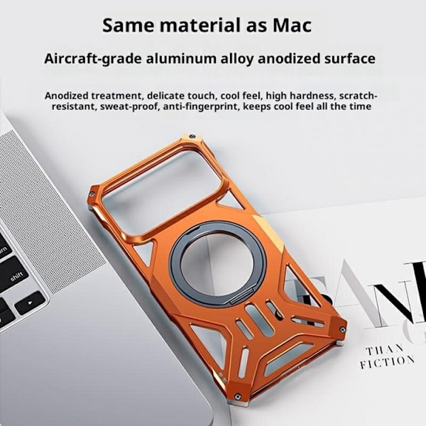 Mobilskal till iPhone 17 Pro Max Bumper Frameless Aluminum - Blå Blå