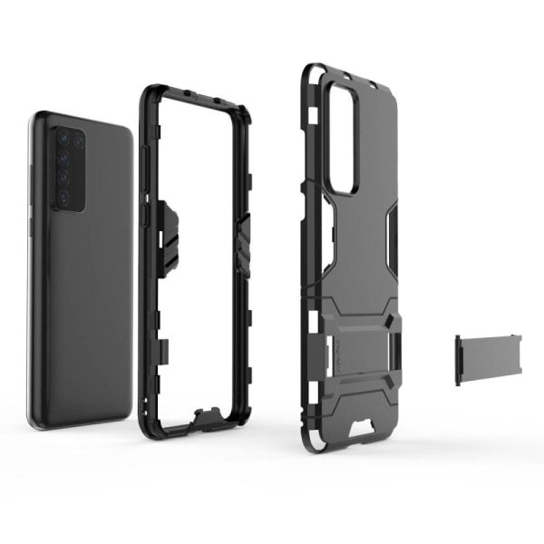 Kick-Stand mobilcover til Huawei P40 - Sort Black