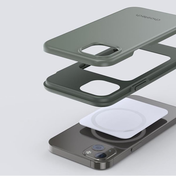 Choetech iPhone 13 Skal Magsafe MFM Anti-drop - Grön