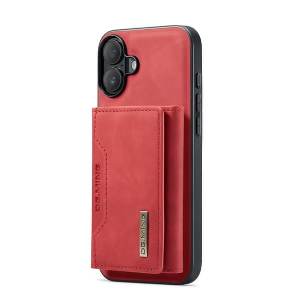 DG.MING M2 Series Mobilskal till iPhone 17 PU + PC + TPU Röd