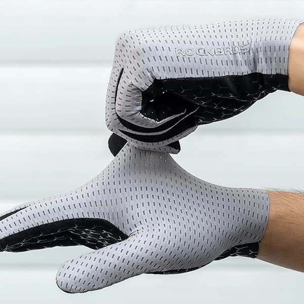 Rockbros Andas Cykelhandskar med Full Finger Storlek: M - Grön
