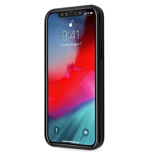 Ferrari Case skal iPhone 12 mini 5,4" OnTrack Real Carbon Musta Black