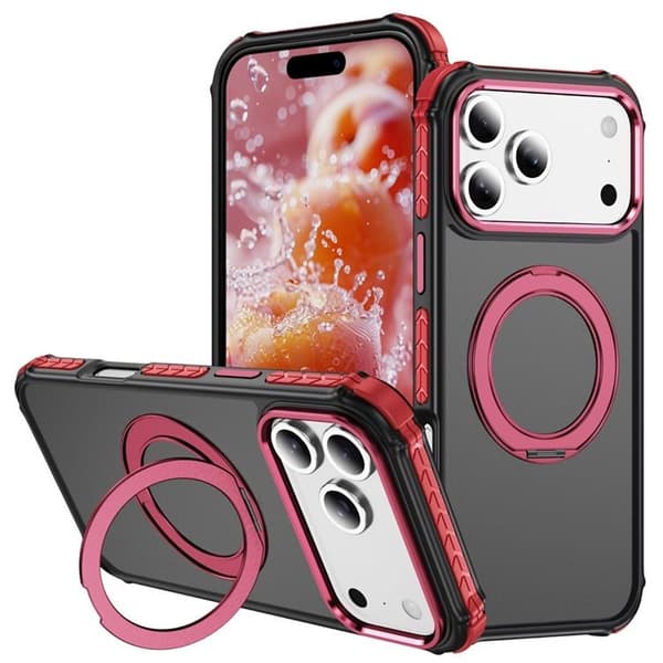 Mobilskal till iPhone 17 Pro Max MagSafe Skin Touch - Röd Röd
