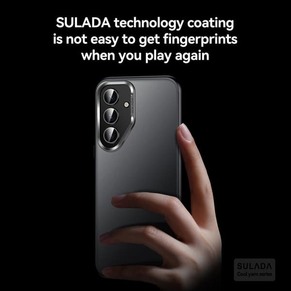 SULADA Mobilskal till Galaxy S25 PC+TPU Stöttålig Matt Blå