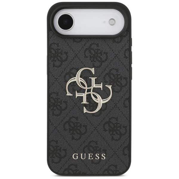 Guess Telefontaske til iPhone Air 4G Stort Logo - Sort Svart
