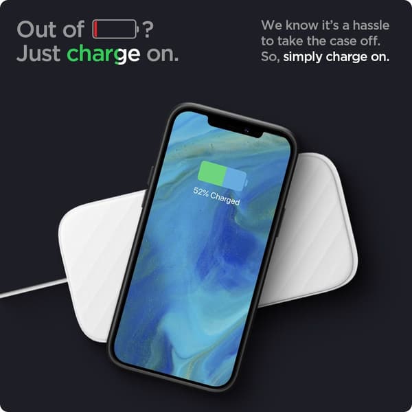 SPIGEN Liquid Air iPhone 12 & 12 Pro - Mat Sort Svart