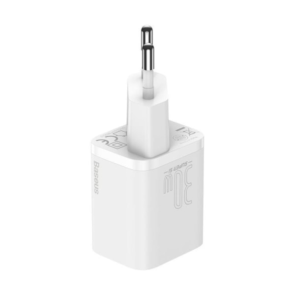 Baseus Super Si 1C Vægoplader USB-C 30 W - Hvid White