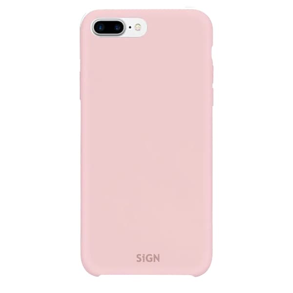 SiGN iPhone 7/8 Plus Skal Liquid Silicone - Rosa Rosa