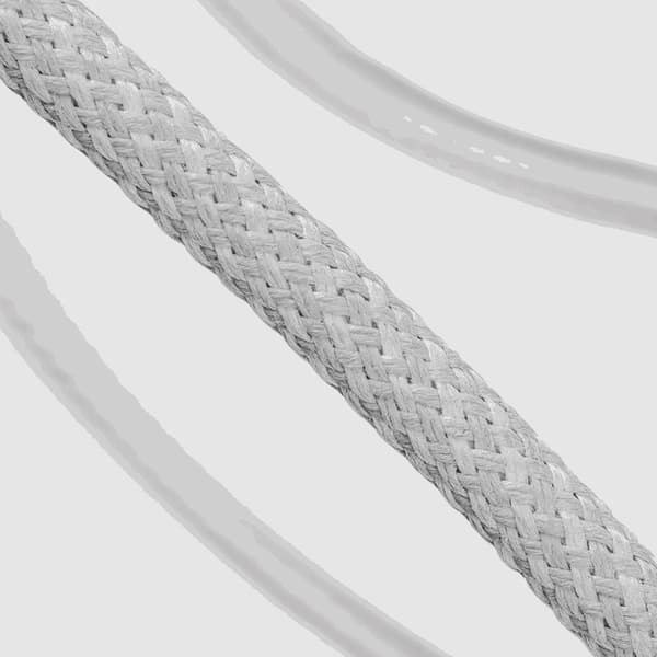 SBS USB-C til USB-C Kabel 1.5m 60W Flettet - Hvid