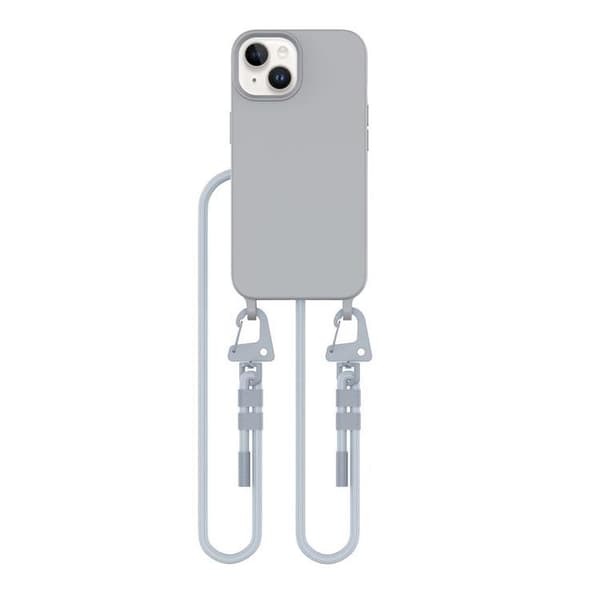 Tech-Protect iPhone 14 Mobilhalsband Skal Magsafe Magnecklace Grå