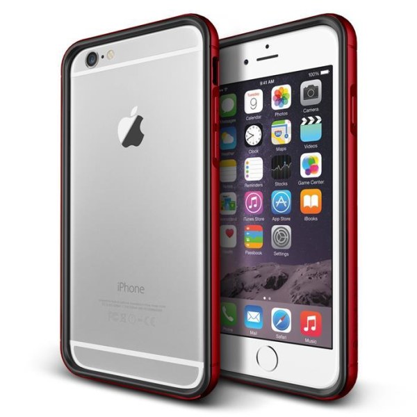 Verus Iron Puskurin suojus Apple iPhone 6(S) Plus -puhelimelle (punainen - musta)