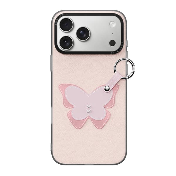 DUX DUCIS Mobilskal till iPhone 17 Pro Max Fingerring/Rem Luvy Series Rosa