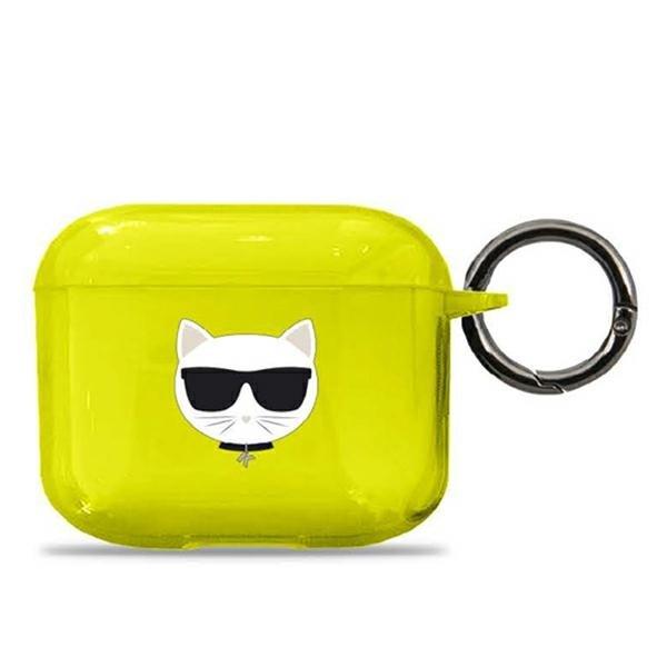 Karl Lagerfeld Must AirPods 3 Choupette - keltainen Yellow