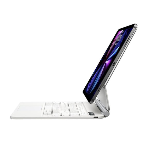 Baseus iPad 10 (2022) Engelsk Tastatur Cover Bluetooth - Hvid