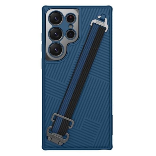 Nillkin Galaxy S23 Ultra Skal Stripe Handrem - Blå