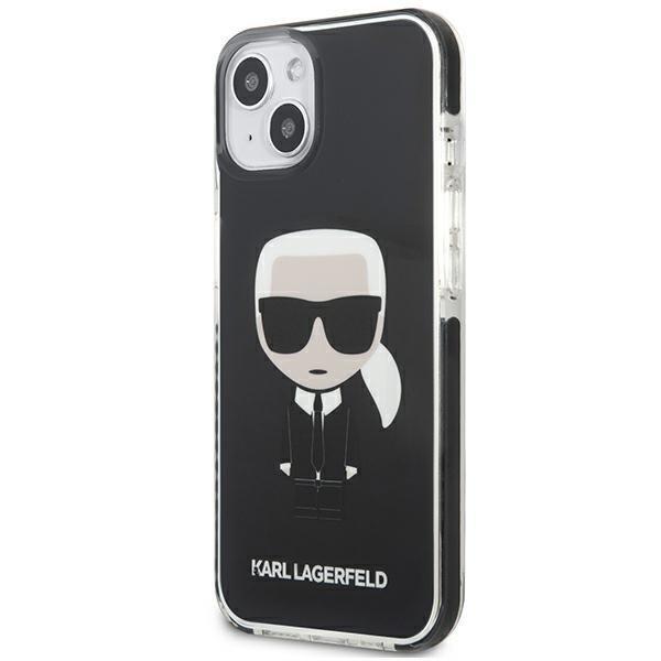Karl Lagerfeld Iconik Karl Cover iPhone 13 mini - Sort
