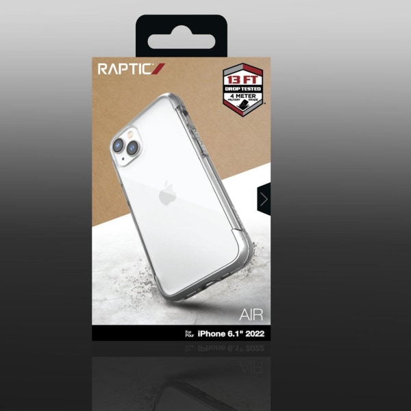 Raptic iPhone 14 etui X-Doria Air - Sølv