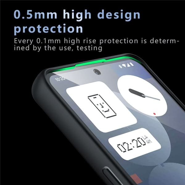 Mobilskal till Nothing Phone (3a) Pro Matte Drop Proof - Svart Svart